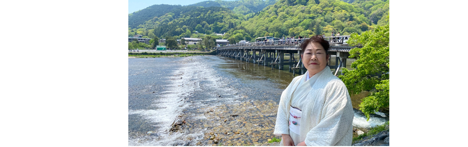 旅先で着物を着てお出かけ
